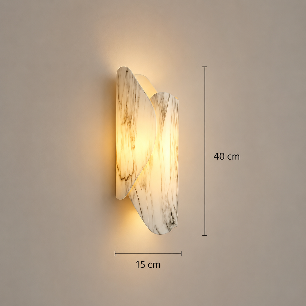 Bulle de Lumière Wandleuchte – architektonisch