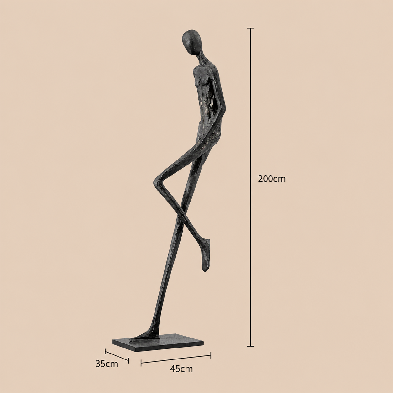 L’Équilibre Boden-Skulptur – großformatige Boden-Skulptur
