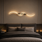 Élysée – LED Wandleuchte Vertikal Gold Schwarz