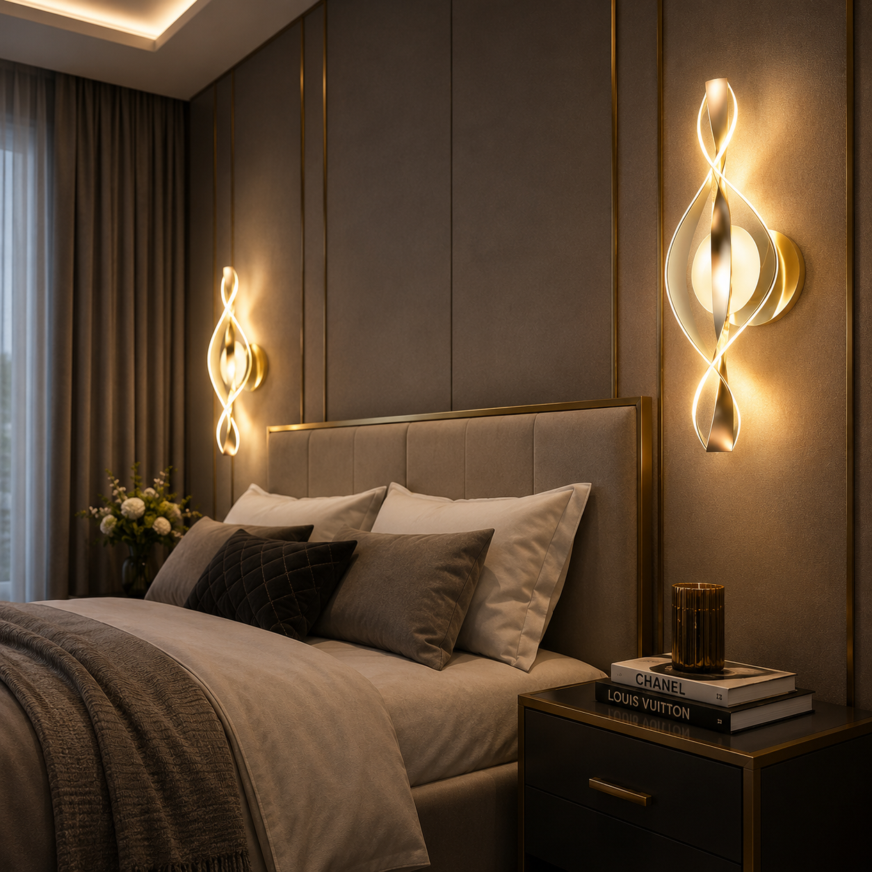 Majesté – Wandleuchte Acryl Modern – Schlafzimmer Flur