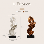 L’Éclosion Skulptur – skulpturaler Akzent
