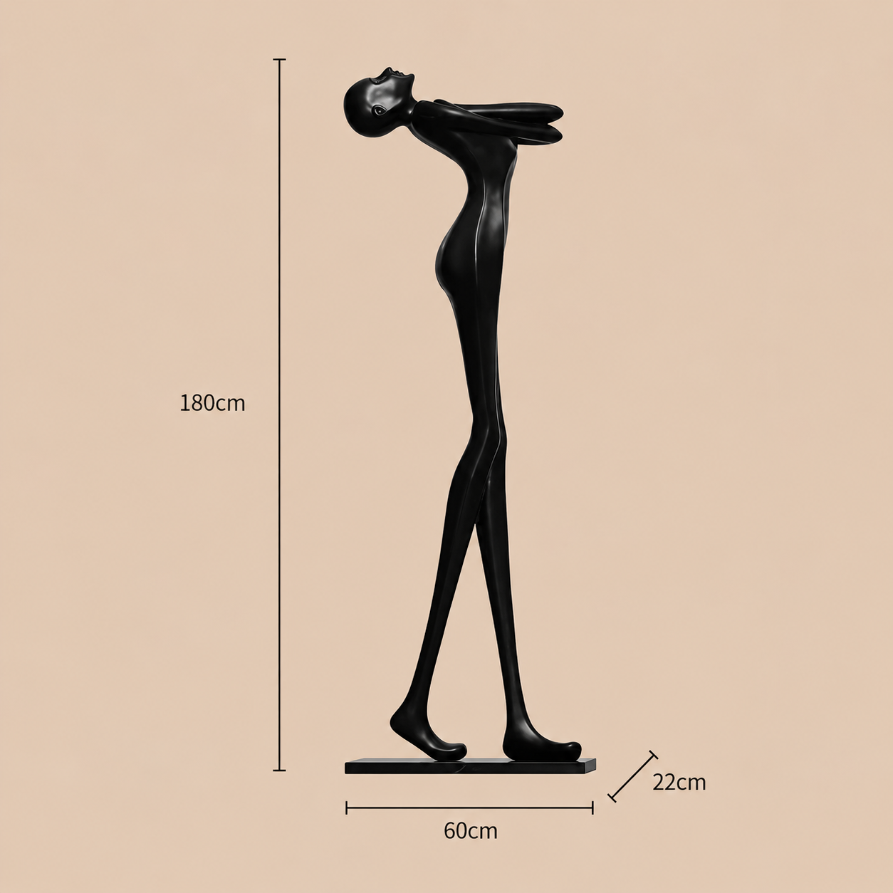 L’Équilibre Boden-Skulptur – großformatige Boden-Skulptur