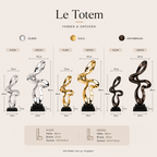 Le Totem Skulptur – skulpturaler Akzent