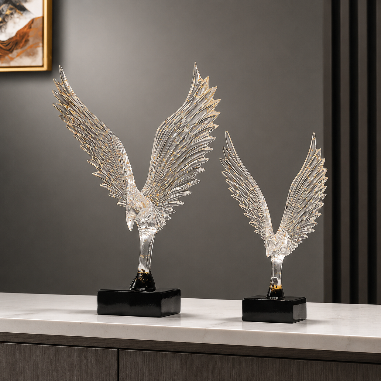 Reflet Léger Skulptur – skulpturaler Akzent