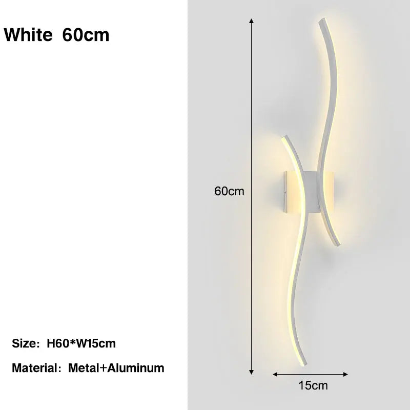 LED-Wandleuchte Nordlys