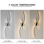 LED-Wandleuchte Nordlys