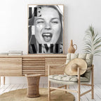 Posterdruck Voguet Noir