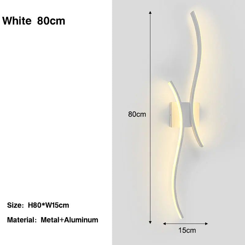 LED-Wandleuchte Nordlys