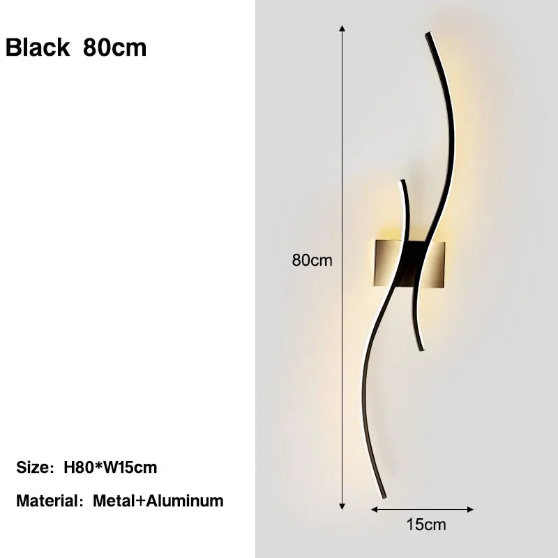 LED-Wandleuchte Nordlys