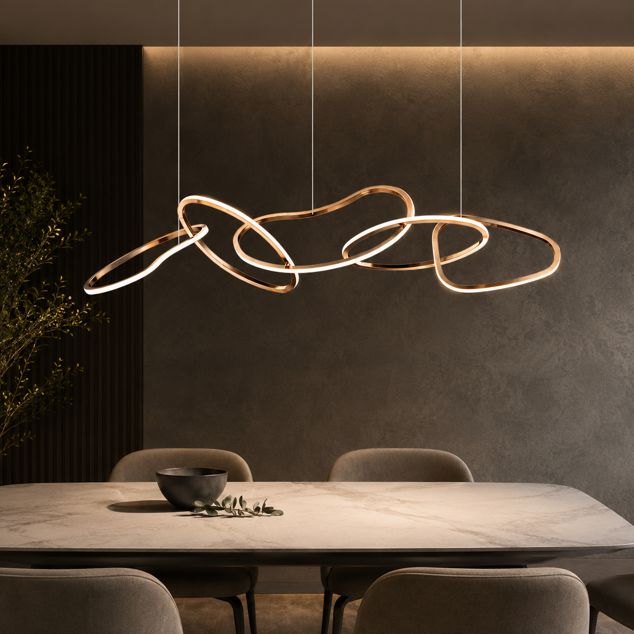 Saint-Germain – Design Pendelleuchte Metall Modern – Esstisch