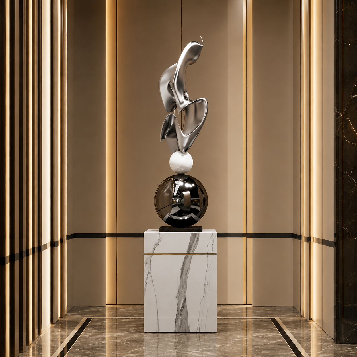 Éternelle Skulptur – skulpturaler Akzent